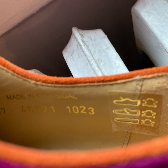 Mr Evans Suede Fuschia Oxfords. The Office of Angela Scott. - Picture 3 of 7